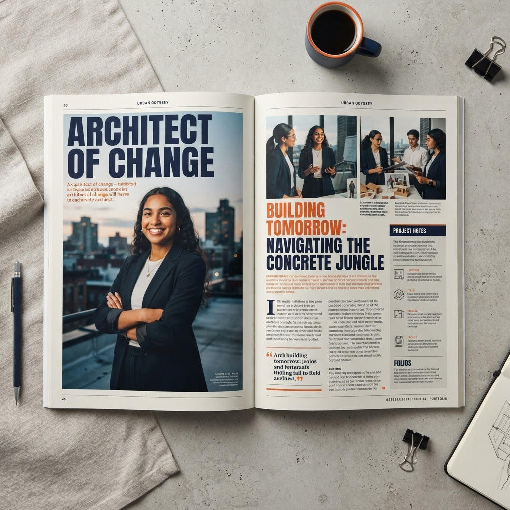 Editorial Magazine Spread